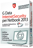 Scatola G Data Internet Security per Netbook